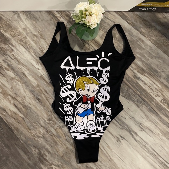 Alec Monopoly x Forever21 RichieRich Bodysuit S - Picture 5 of 7
